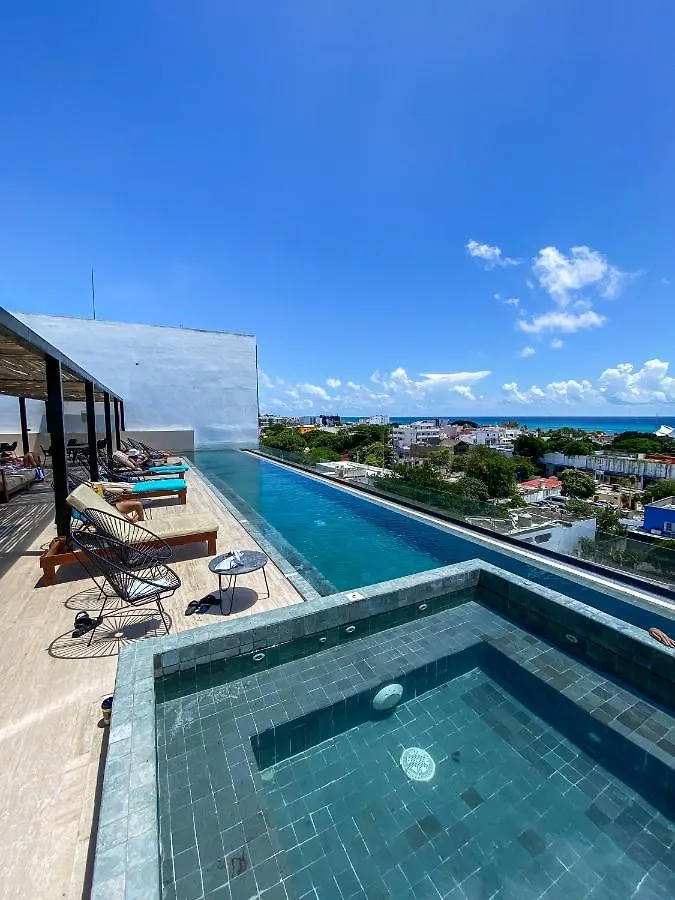 Big Studio At Kaab By The Beach With Roof Top Pool, Sauna And Jacuzzi Near Paseo Del Carmen Mall Playa del Carmen 0*,