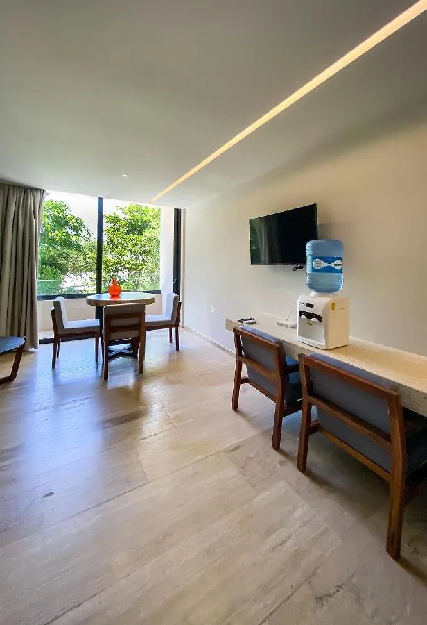 Apartment Big Studio At Kaab By The Beach With Roof Top Pool, Sauna And Jacuzzi Near Paseo Del Carmen Mall Playa del Carmen