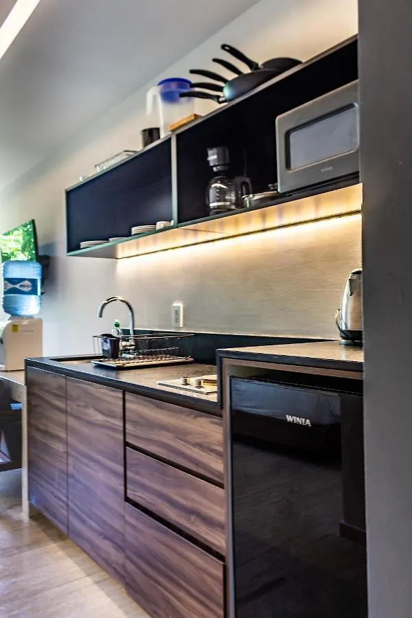Big Studio At Kaab By The Beach With Roof Top Pool, Sauna And Jacuzzi Near Paseo Del Carmen Mall Playa del Carmen