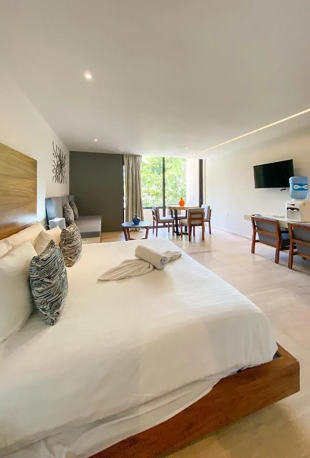 Apartment Big Studio At Kaab By The Beach With Roof Top Pool, Sauna And Jacuzzi Near Paseo Del Carmen Mall Playa del Carmen