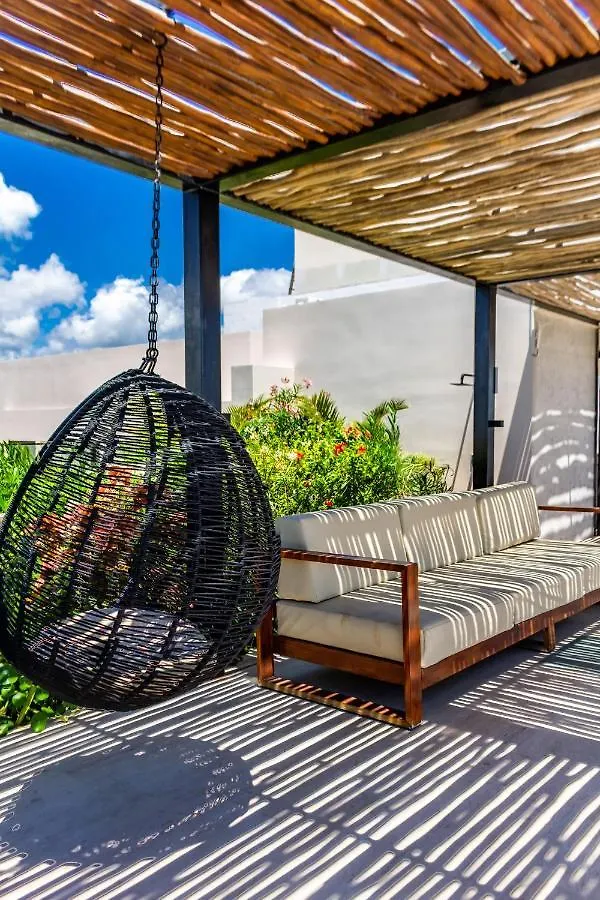 Big Studio At Kaab By The Beach With Roof Top Pool, Sauna And Jacuzzi Near Paseo Del Carmen Mall Playa del Carmen Apartament